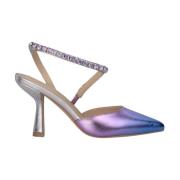 Ankle Strap Heeled Shoes Alma EN Pena , Purple , Dames