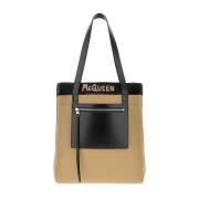 Schoudertassen Alexander McQueen , Beige , Heren