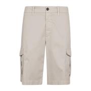 Chino Bermuda Broek Sand Eleventy , Beige , Heren