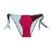 Kleur Blok Lurex Bikini Bodems Twinset , Multicolor , Dames