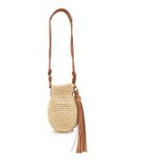 Mini Tulip schoudertas Ulla Johnson , Beige , Dames