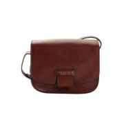 Stijlvolle Leren Tas The Bridge , Brown , Dames