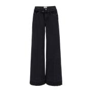 Klassieke Denim Jeans voor Dagelijks Gebruik Frame , Black , Dames
