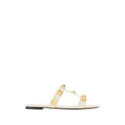 Comfortabele Pantoffels Valentino Garavani , Beige , Dames