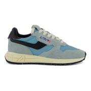 Heldere Blauwe Platte Schoenen Autry , Multicolor , Heren