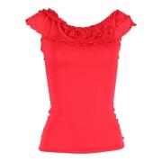 Pre-owned Fabric tops Dior Vintage , Red , Dames