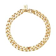 Elegante Curb-Chain Armband Crystal Haze , Yellow , Dames