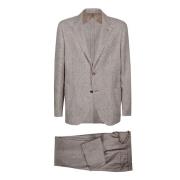 Elegant Suit Collection Lardini , Beige , Heren