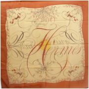 Pre-owned Silk scarves Hermès Vintage , Multicolor , Dames