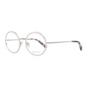 Luxe Gouden Ronde Metalen Optische Monturen Emilio Pucci , Pink , Dame...