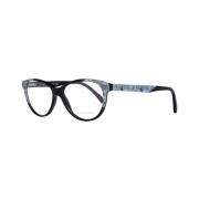 Zwarte Ronde Plastic Optische Frames Emilio Pucci , Black , Dames