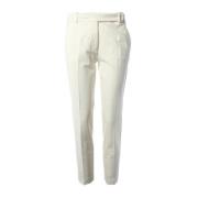 Witte Pantalon met Elastaan Pinko , White , Dames
