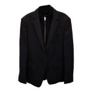 Pre-owned Wool outerwear Givenchy Pre-owned , Black , Heren