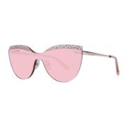 Rose Gold Cat Eye Zonnebril Swarovski , Pink , Dames