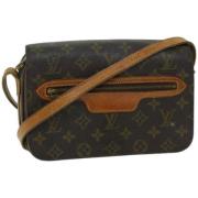 Pre-owned Canvas shoulder-bags Louis Vuitton Vintage , Brown , Dames