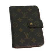 Pre-owned Canvas wallets Louis Vuitton Vintage , Brown , Dames