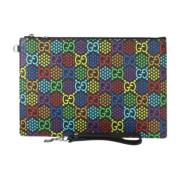 Pre-owned Canvas clutches Gucci Vintage , Multicolor , Dames