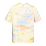 T-shirt met logo Balmain , Multicolor , Heren