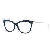 Zwarte Cat Eye Optische Frames Emilio Pucci , Black , Dames