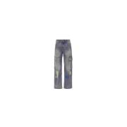 Klassieke Straight Jeans Just Cavalli , Blue , Dames