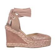 Glitter Sleehak Sandaal Alma EN Pena , Pink , Dames