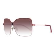 Rode Gradient Mono Lens Zonnebril Carolina Herrera , Red , Dames