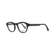 Zwarte Hoorn Ronde Optische Monturen Ermenegildo Zegna , Black , Heren