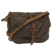 Pre-owned Canvas shoulder-bags Louis Vuitton Vintage , Brown , Dames