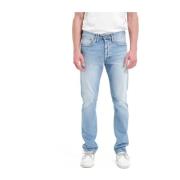 Denim Biker Broek Cycle , Blue , Heren