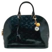 Pre-owned Leather louis-vuitton-bags Louis Vuitton Vintage , Green , D...