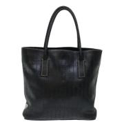 Pre-owned Leather totes Prada Vintage , Black , Dames