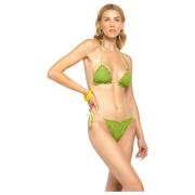Driehoek Bikini Set Must-Have Beachwear 4Giveness , Green , Dames