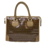 Pre-owned Leather fendi-bags Fendi Vintage , Brown , Dames