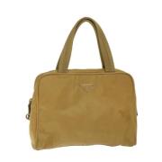 Pre-owned Canvas prada-bags Prada Vintage , Beige , Dames