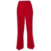 Pre-owned Fabric bottoms Carolina Herrera Pre-owned , Red , Dames