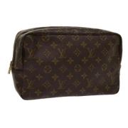 Pre-owned Canvas clutches Louis Vuitton Vintage , Brown , Dames