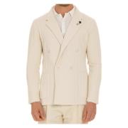 Ivoor Dubbel-Borst Jas Lardini , Beige , Heren