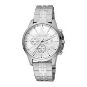 Zilveren Analoge Multifunctionele Horloge Just Cavalli , Gray , Heren