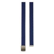 Blauw Elastisch Lint Riem met Polka Dots Gallo , Multicolor , Unisex