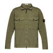 Katoenen jas Stone Island , Green , Heren