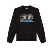 Stijlvolle Sweatshirts en Hoodies Diesel , Black , Heren