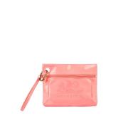 Logo Clutch Tas Sundek , Pink , Dames