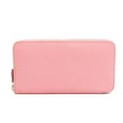 Pre-owned Leather wallets Hermès Vintage , Pink , Dames