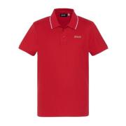 Rode Polo Shirt Paul Schott NYC , Red , Heren