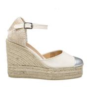 Ivoor Espadrille Sandalen Castañer , Beige , Dames