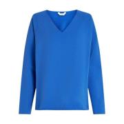 Bleecker Sweater Print Pullover Penn&Ink N.Y , Blue , Dames