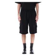 Zwarte Cargo Shorts Ss24 Comme des Garçons , Black , Heren