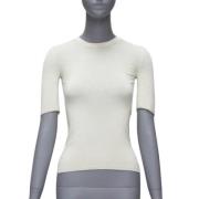 Pre-owned Wool tops Celine Vintage , White , Dames