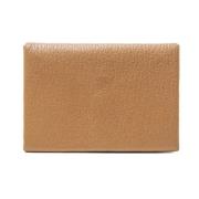 Pre-owned Leather wallets Hermès Vintage , Brown , Dames