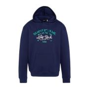 Spencer Hoodie Schott NYC , Blue , Heren